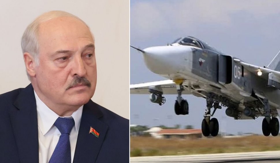 După ce a urat Ucrainei "un cer pașnic", Aleksandr Lukașenko anunță că avioanele sale pot transporta arme nucleare