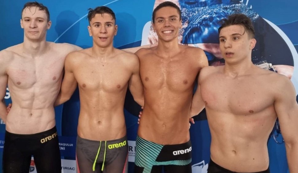 Echipa României de ștafetă 4x100 m liber masculin s-a calificat, cu primul timp, în finala Campionatului Mondial de înot de la Lima