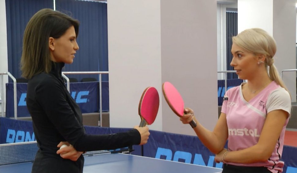 Bernadette Szocs, campioană europeană la tenis de masă, a făcut primul antrenament de după campionatul de la Munchen cu o echipă Antena 3