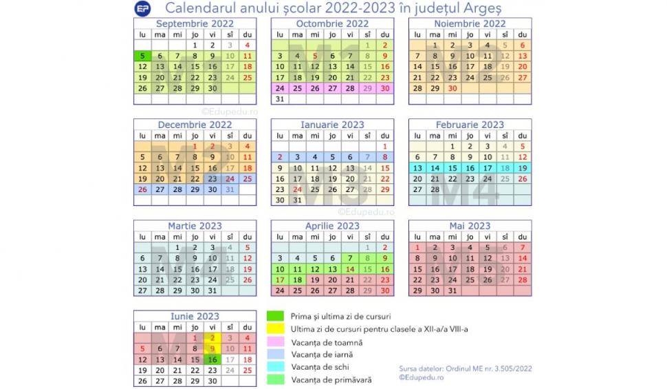 Calendar pentru anul școlar 2022-2023 | Fiecare județ va avea o structură diferită 778289
