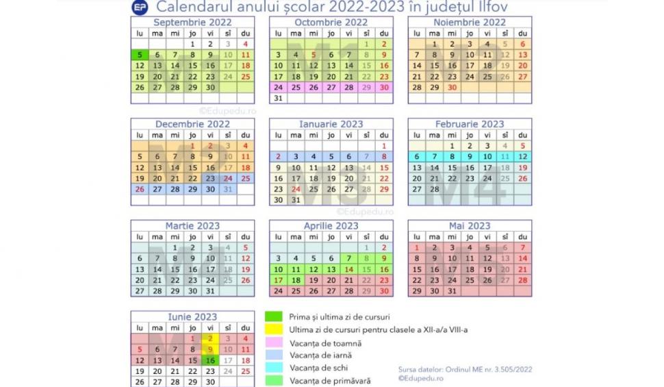 Calendar pentru anul școlar 2022-2023 | Fiecare județ va avea o structură diferită 778312