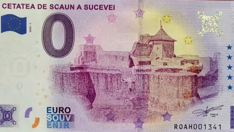 Cea mai nouă bancnotă de zero euro a fost pusă în vânzare la Suceava. Cu cât se vinde