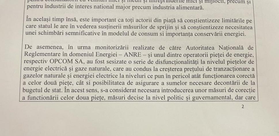 Avem documentul care arată haosul din energie! ANRE lansează avertismente | Ministrul Energiei: ”Sunt speculații” 787821