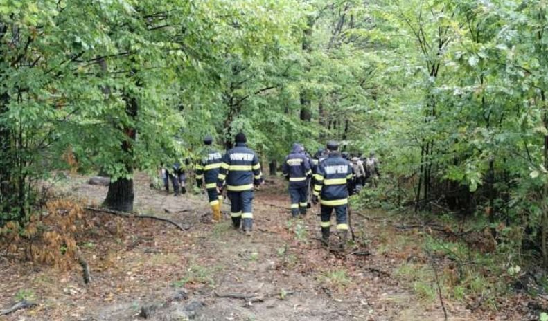 Zeci de poliţişti, jandarmi şi pompieri participă la căutarea unui bătrân dispărut într-o pădure din Botoşani