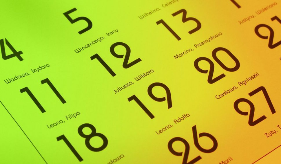 Calendarul sărbătorilor legale 2022: Câte zile libere mai au angajaţii din România