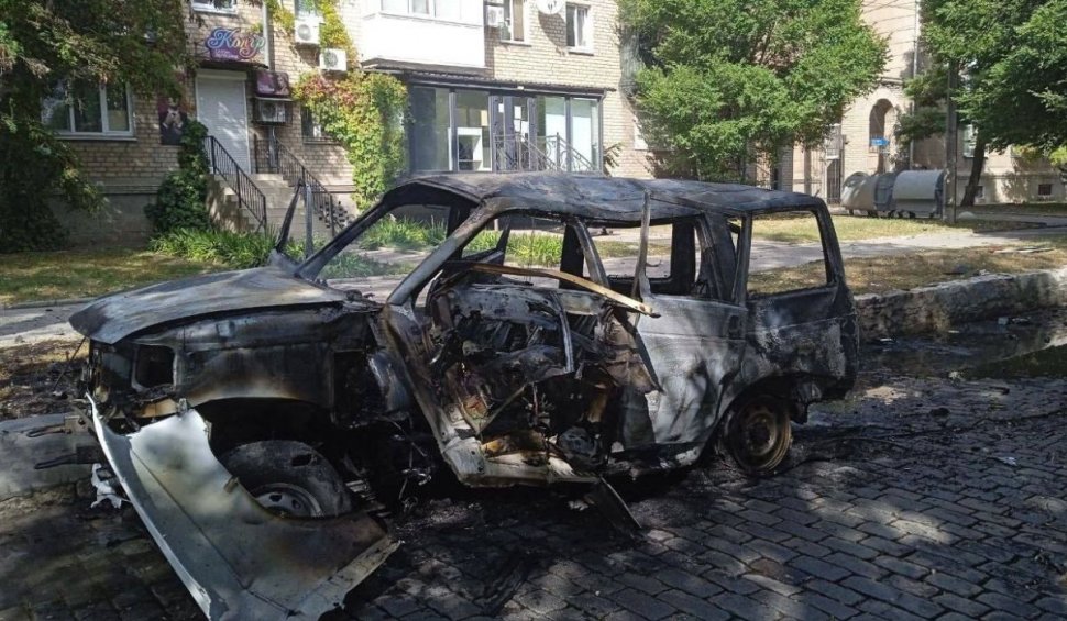 Comandantul numit de Rusia la șefia orașului Berdiansk din Ucraina a fost aruncat în aer