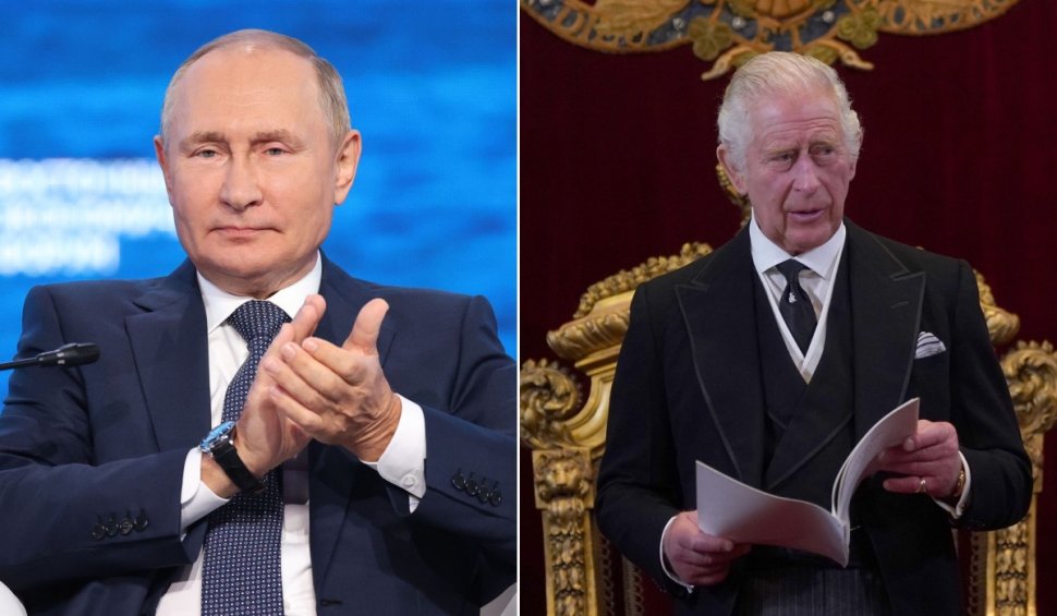Vladimir Putin i-a trimis o telegramă de felicitare lui Charles al III-lea după proclamarea sa ca rege