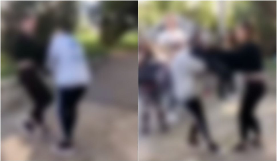 Bătaie cu pumni și picioare între două adolescente, în curtea unui liceu din Drobeta Turnu Severin