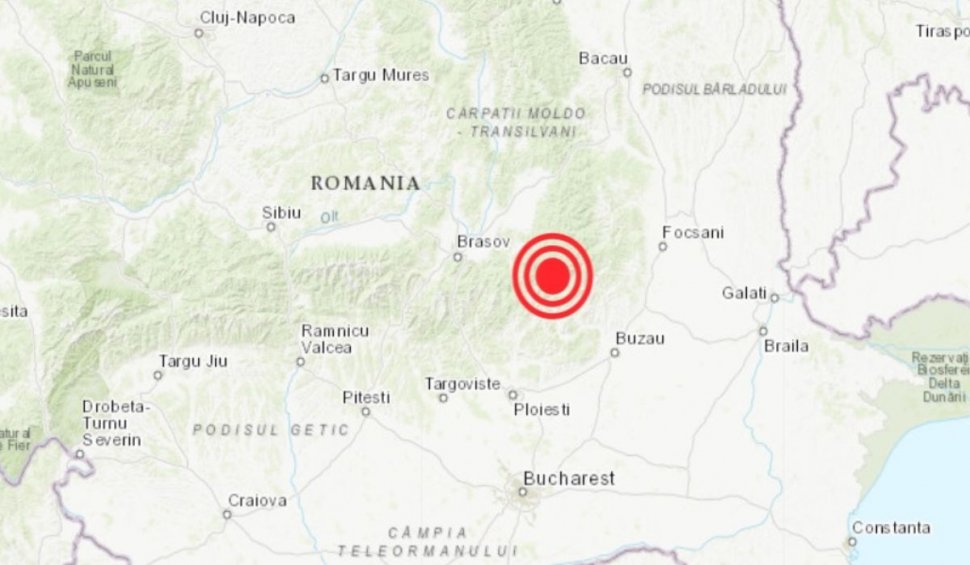 Cutremur de adâncime, resimţit în mai multe oraşe, produs în judeţul Buzău