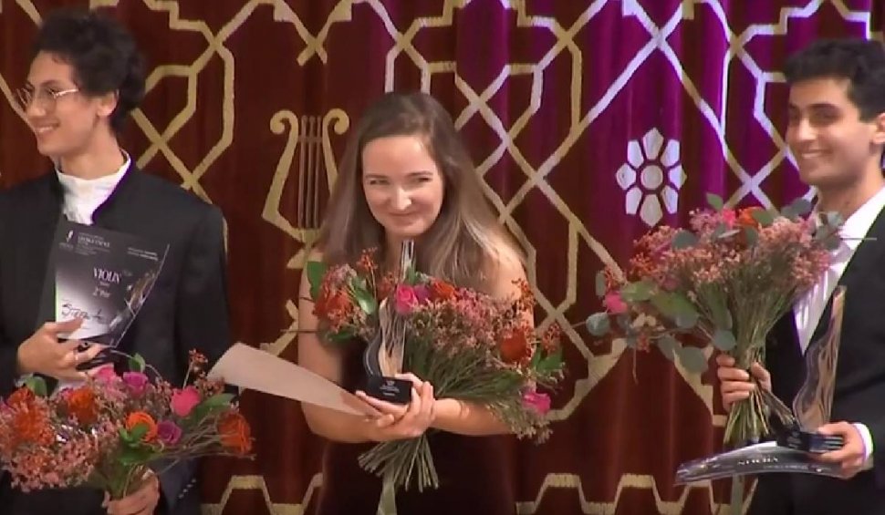 Maria Marica, marea câştigătoare a Concursului Internaţional George Enescu, secțiunea vioară