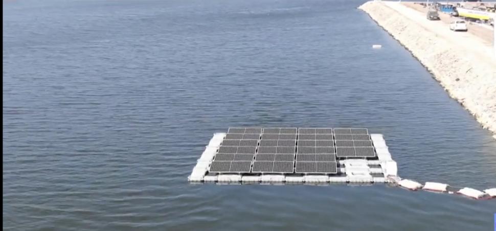 Premieră în România: Primul parc fotovoltaic plutitor din sud-estul Europei a fost instalat în portul Constanța  790017