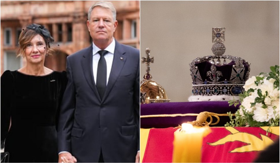 Klaus și Carmen Iohannis, la funeraliile Reginei Elisabeta a II-a. Ce ținută a purtat Prima Doamnă