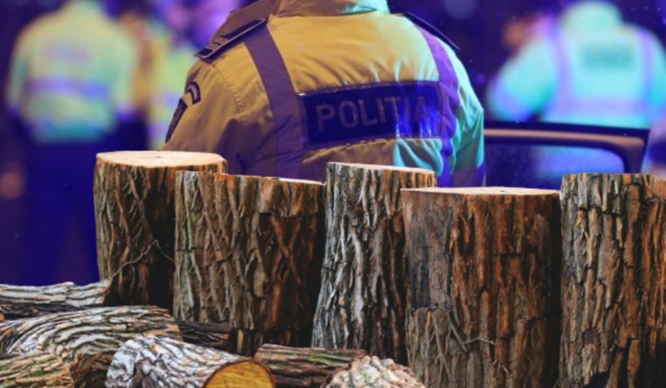 Șef din Poliția Caraș-Severin înregistrat când își amenința subordonații că au aplicat legea în mafia lemnului: "Nu sunteţi şmecheri" 