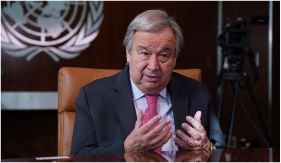 Secretarul general al ONU, atac dur la adresa giganților din energie: "Se bucură de sute de miliarde de dolari, în timp ce bugetele gospodăriilor se reduc și planeta arde"