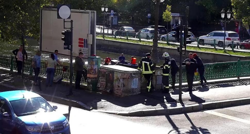 O pisică “asfaltată” sub planșeul Podului Izvor din București a fost salvată după cinci zile de captivitate  790737