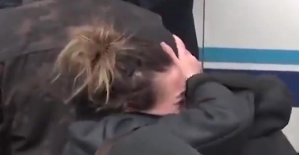 Primele imagini cu ruşii mobilizaţi de Putin la război. Soţiile şi copiii plâng 790996