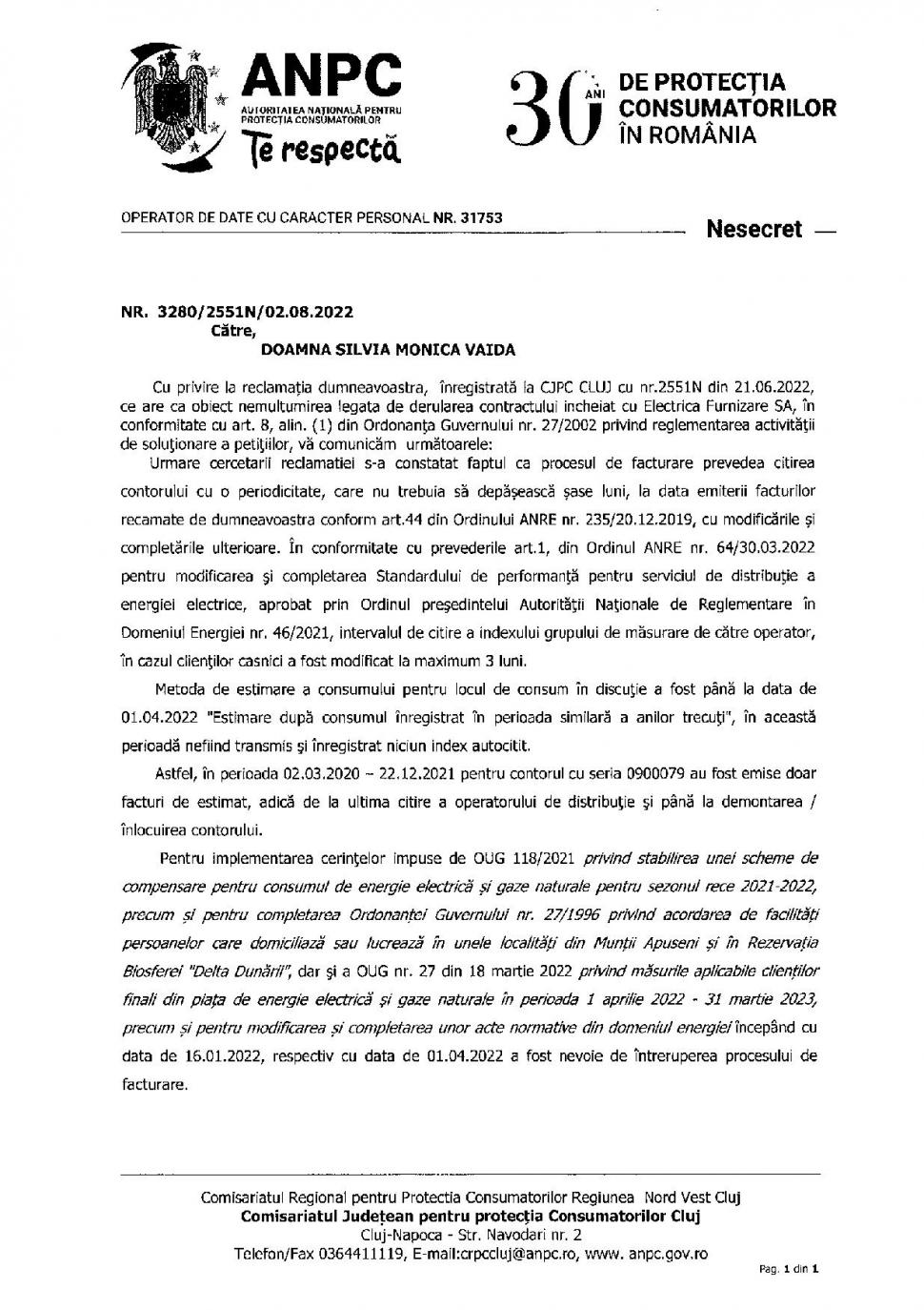 Factură de 8.300 lei la Electrica, pentru o femeie din Prahova. Clienta este obligată să o plătească, deşi ANRE şi ANPC i-au dat dreptate 791096