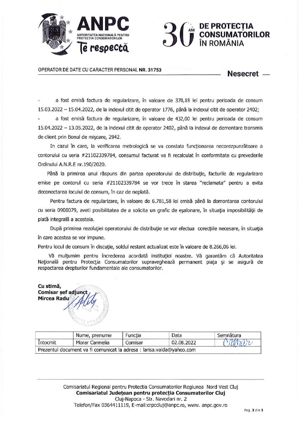Factură de 8.300 lei la Electrica, pentru o femeie din Prahova. Clienta este obligată să o plătească, deşi ANRE şi ANPC i-au dat dreptate 791098