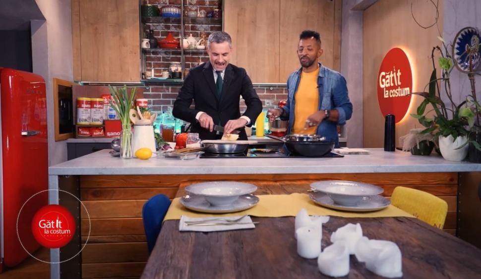 Ștefan Lungu a gătit alături de Kamara într-o nouă ediție a emisiunii "Gătit la costum": "Mâncarea copilăriei mele a fost orezul, el era baza" 791192