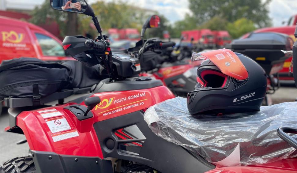 Poșta Română va livra colete cu ATV-ul în zonele greu accesibile. Ce judeţe sunt vizate 791570