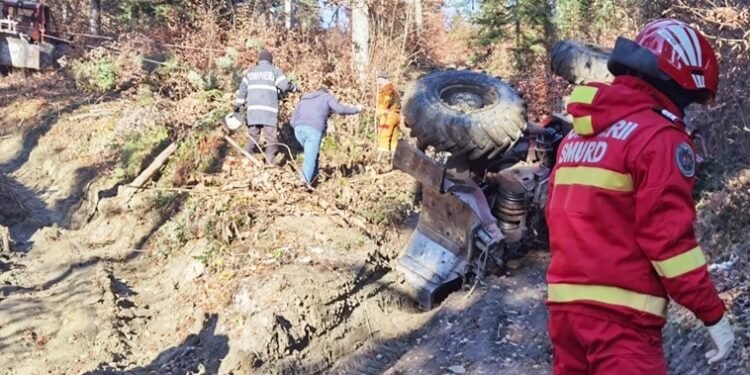 Doi bărbaţi au fost găsiți morți într-o pădure din Bihor, lângă un utilaj forestier