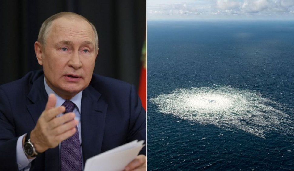 Vladimir Putin acuză "terorism internaţional" în cazul găurilor din gazoductele Nord Stream din Marea Baltică