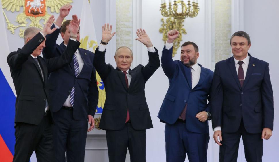 Rusia a anexat alte patru regiuni din Ucraina. Vladimir Putin: "Ne vom apăra pământul cu tot ce avem!" | SUA anunţă noi sancţiuni 792384
