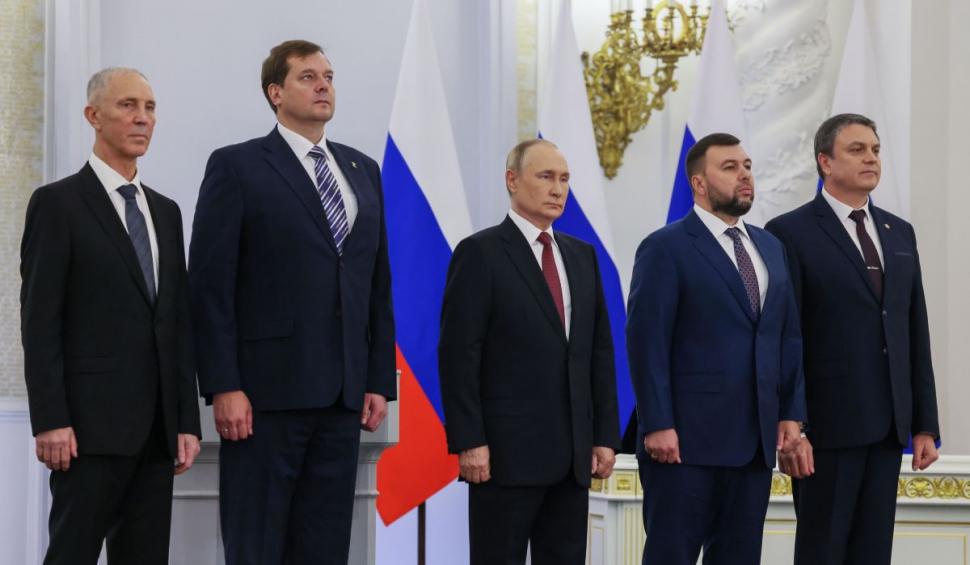 Rusia a anexat alte patru regiuni din Ucraina. Vladimir Putin: "Ne vom apăra pământul cu tot ce avem!" | SUA anunţă noi sancţiuni 792385