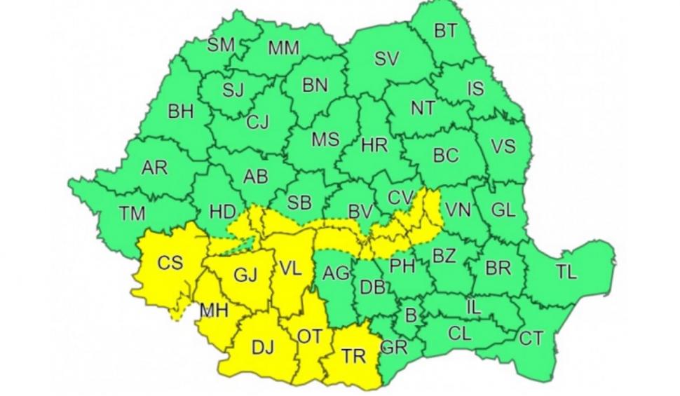 Avertizare meteo ANM de vreme severă | Meteorologii anunţă ploi torenţiale şi vânt puternic 792449