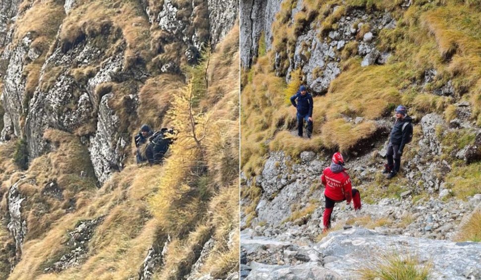 Doi turişti au rămas blocaţi pe muntele Coştila şi au dormit sub cerul liber | Salvamontiştii din Buşteni şi Prahova, operaţiune de salvare