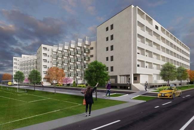 Şantierul celui mai mare cămin studențesc din țară, inaugurat la Timişoara. Va costa 138 milioane de lei şi va avea 934 de locuri de cazare 792689