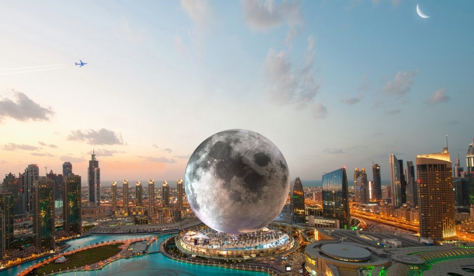 Un hotel de lux gigantic, în formă de Lună, va fi construit în Dubai. Cum va arăta complexul turistic