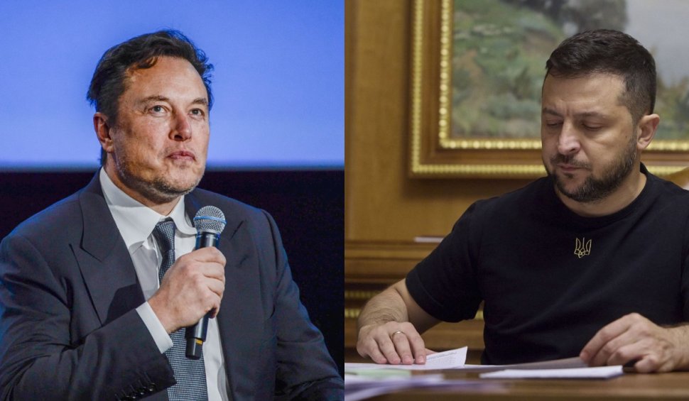 Elon Musk și Volodimir Zelenski se ceartă pe Twitter cu privire la planul de pace propus de miliardar