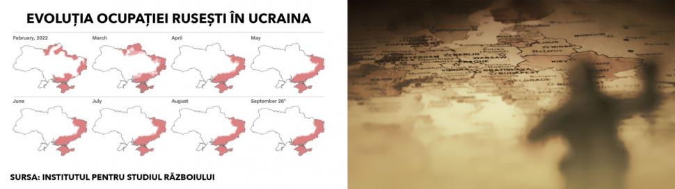 Harta momentului. Rusia pierde în fiecare oră teritorii din regiunile aşa-zis anexate | Momente de disperare pentru Putin 793035