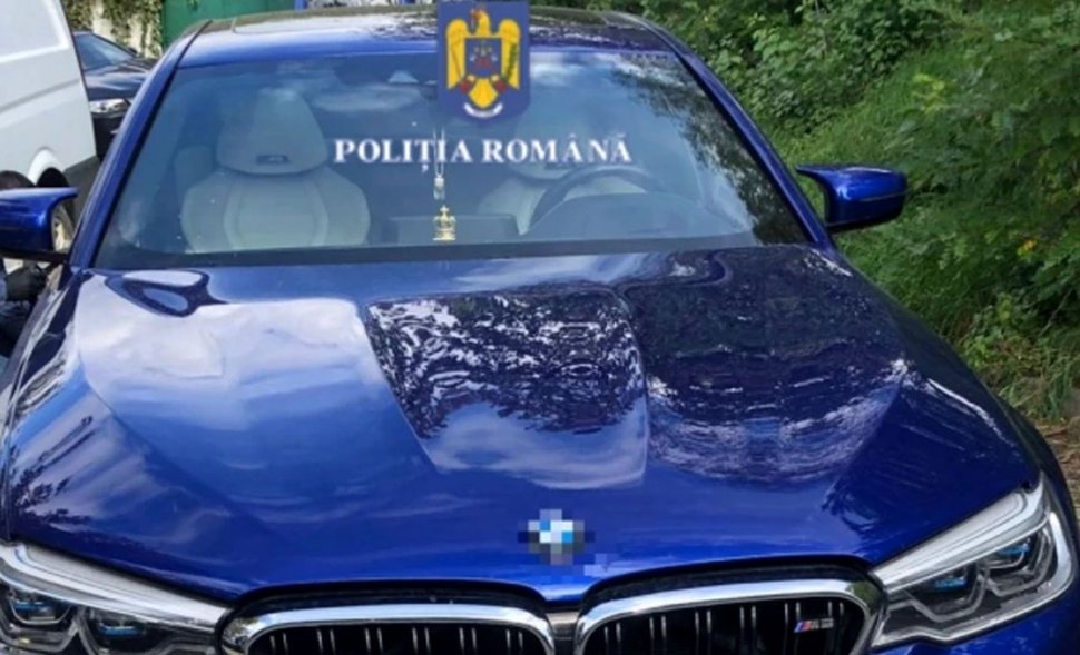 Un BMW de peste 130.000 de euro a fost furat din Germania şi găsit în Neamţ. Presupusul hoț era urmărit internaţional