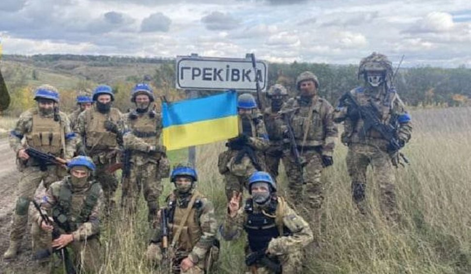 Ucraina anunță că a înălțat drapelul în Lugansk, în ziua în care Putin a semnat anexarea regiunii
