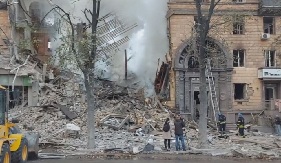 Locuitori din Zaporojie, uciși în somn de atacul Rusiei. Orașul, lovit din nou cu rachete după tirul de dimineață