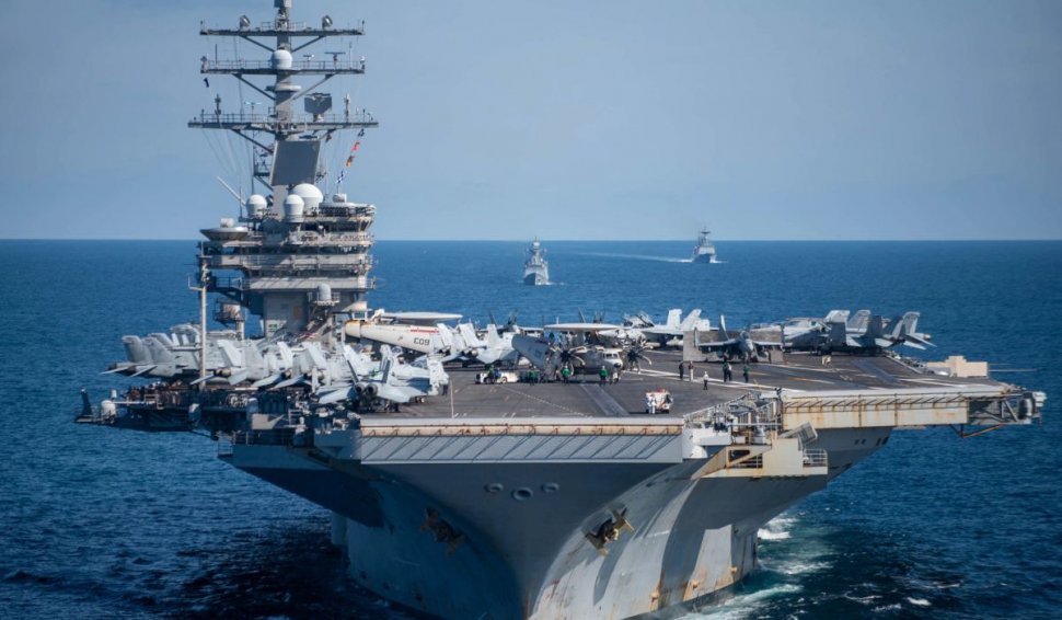 SUA aduc în Europa cel mai mare și mai modern portavion american, USS Gerald R. Ford, după retorica nucleară a Moscovei