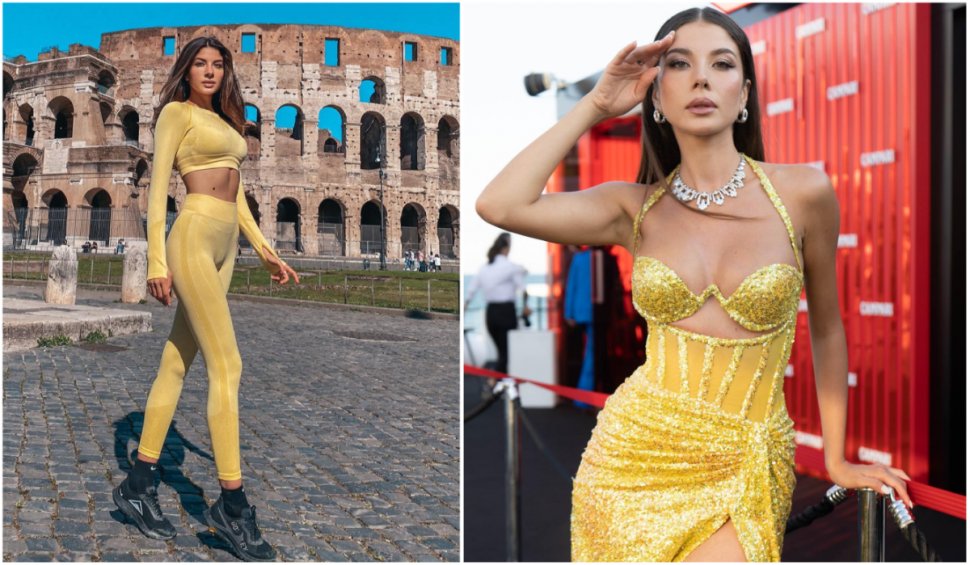 Mădălina Doroftei, fotomodelul român care face furori în Italia şi defilează pentru Versace 