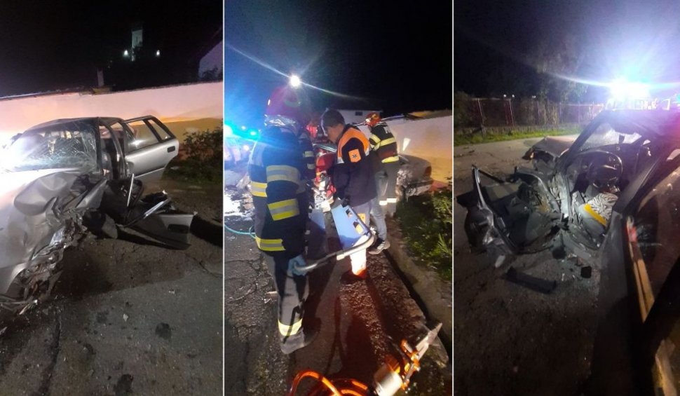 Doi şoferi din Orăştie, cu aproape aceeaşi alcoolemie, au ajuns la acelaşi spital după un grav accident