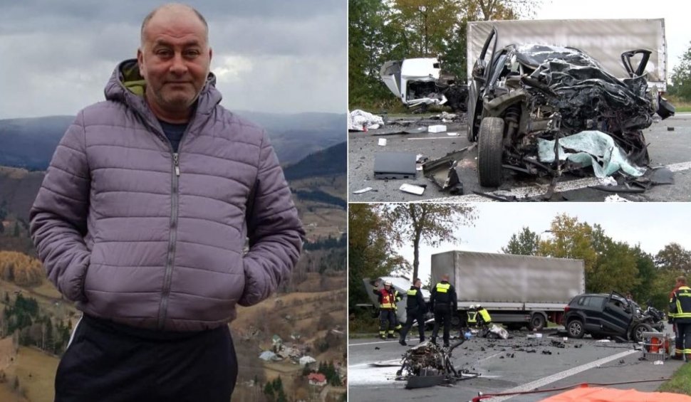 Un şofer român de TIR, tatăl a doi copii, a murit nevinovat într-un cumplit accident în Germania: "Tăticul meu bun, unde te mai găsesc eu pe tine?"