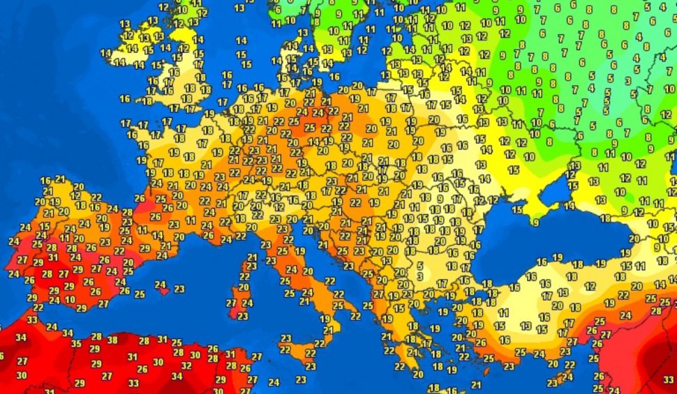 Vreme de vară în mai multe țări din Europa. Meteorologii se așteaptă la noi recorduri termice