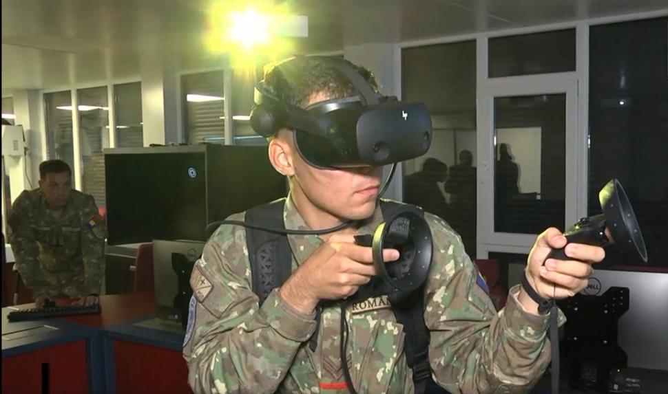 Prima academie din România unde militarii români se antrenează într-un poligon virtual 796017