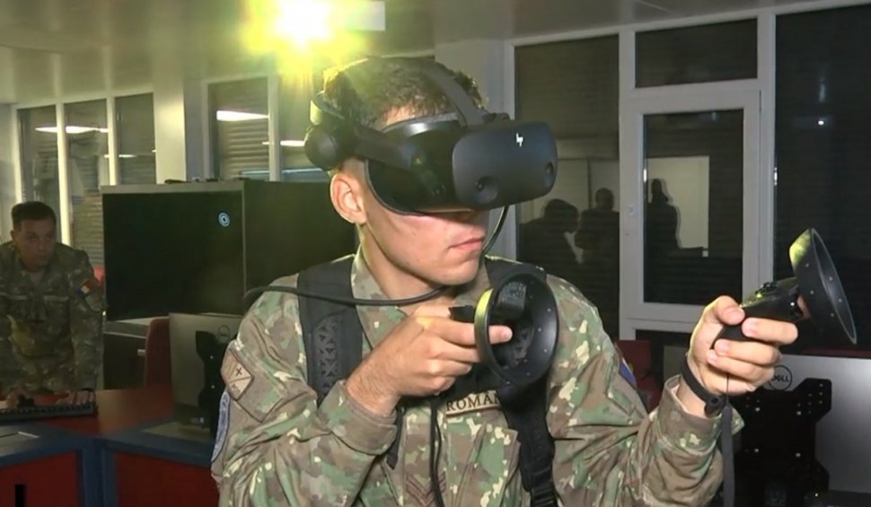 Prima academie din România unde militarii români se antrenează într-un poligon virtual