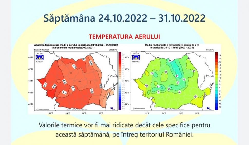 Cât mai ţine vremea caldă. Prognoza meteo pentru următoarele patru săptămâni 795916