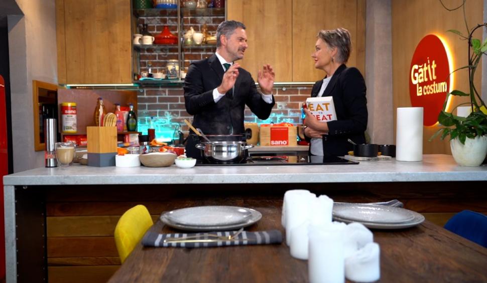 Corina Vinţan, unul dintre cei mai cunoscuți oameni din comunicare, a gătit alături de Ştefan Lungu: "Mâncarea câştigă inima şi mintea oamenilor" 795990