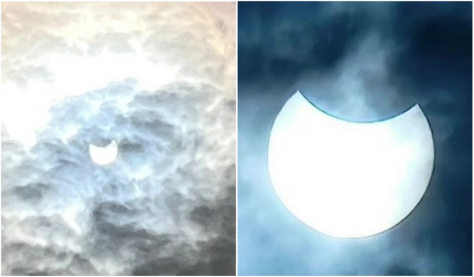 Eclipsa parţială de Soare a scos mii de oameni din case. Când va fi următorul fenomen vizibil din România