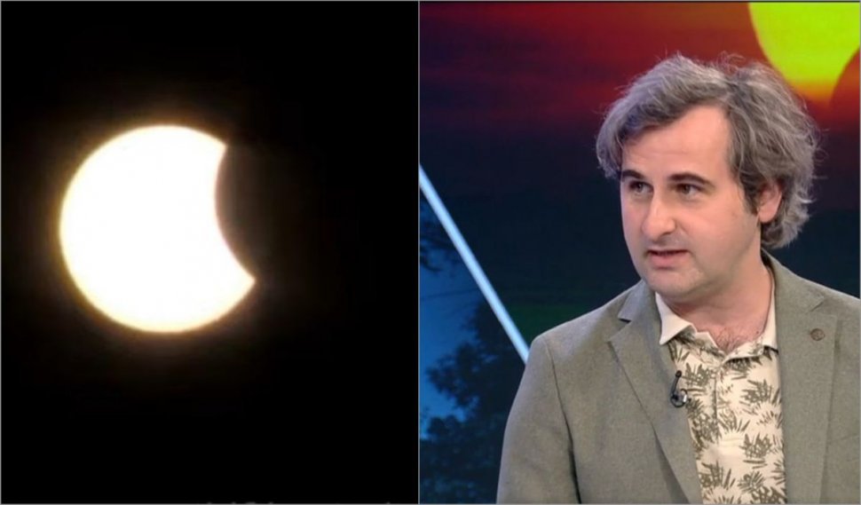 Cum ne uităm la eclipsa de soare, dacă nu avem ochelari speciali. Adrian Şonka: "Îți trebuie două coli de hârtie"