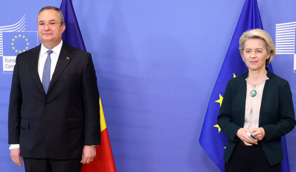 Premierul Nicolae Ciucă, după întâlnirea cu Ursula von der Leyen: "România, mai aproape de aderarea la Spațiul Schengen"