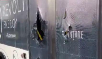 Autobuz devastat sub ochiii copiilor de un călător furios, la Baia Mare  798247